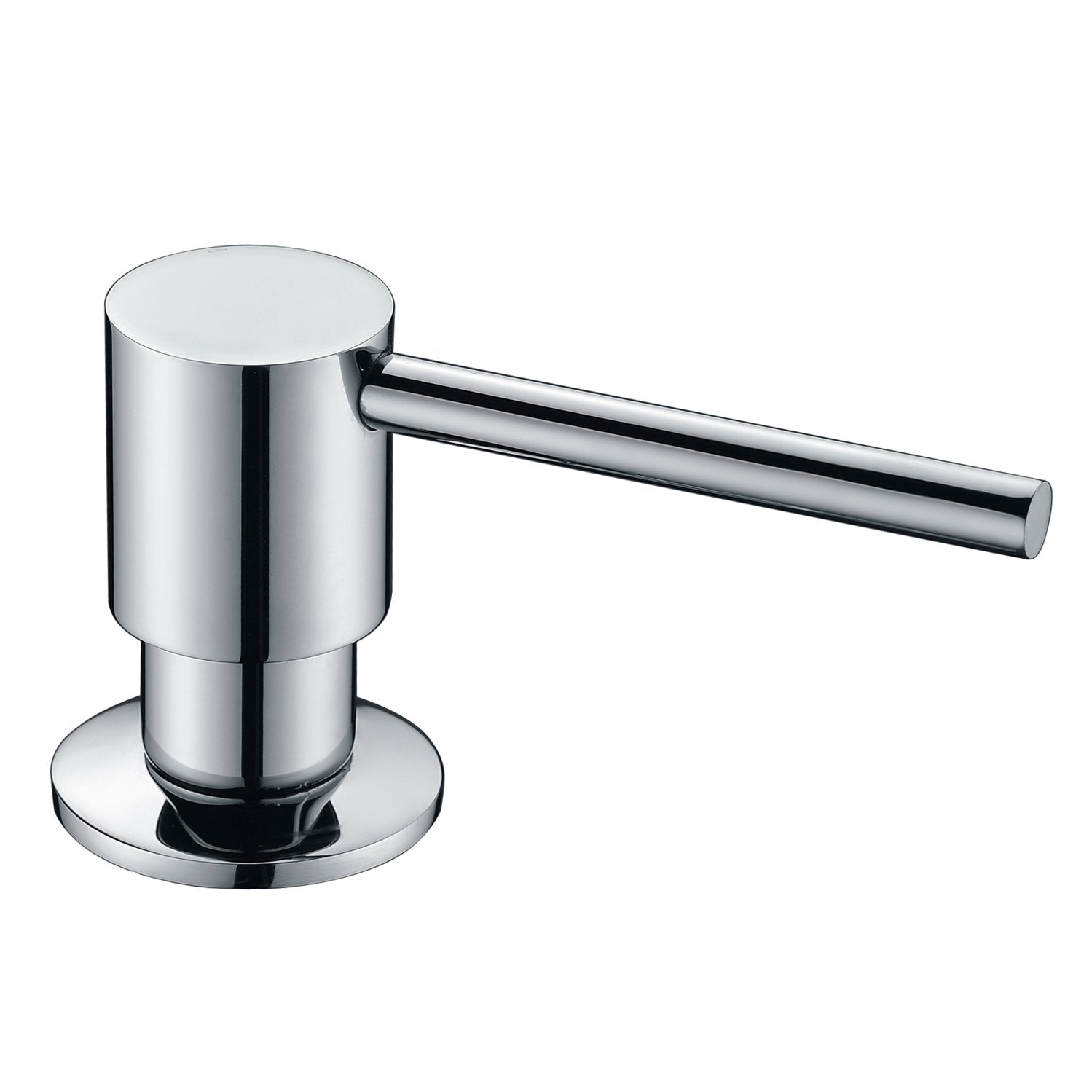 Built-in Kitchen Sink Soap Dispenser | Chrome Brass Pump