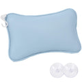 Bone Shaped Bath Pillow – Non-Slip Polyester Headrest, Blue