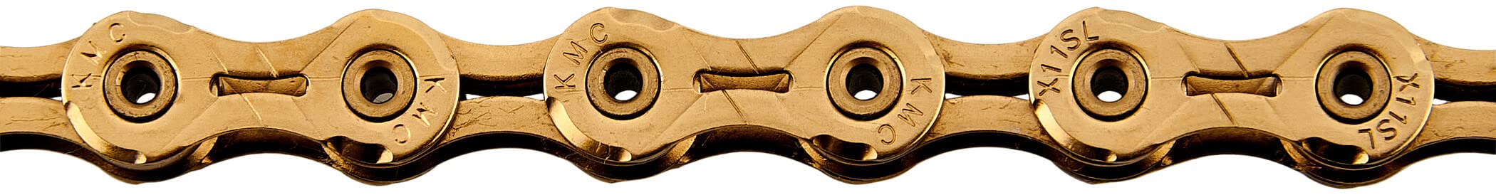 KMC X11SL 11-Speed Chain | Ti-Ni Gold 118 Link Lightweight Bicycle Chain