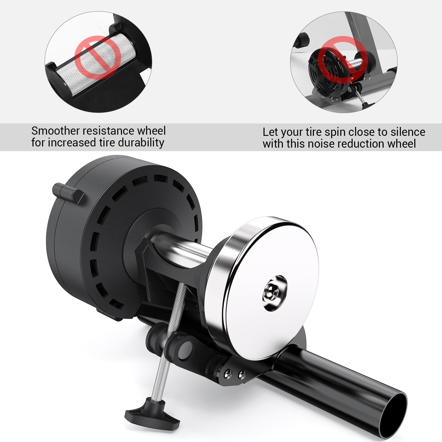 Sportneer Magnetic Bike Trainer Stand | Indoor Steel Bicycle Exercise Stand