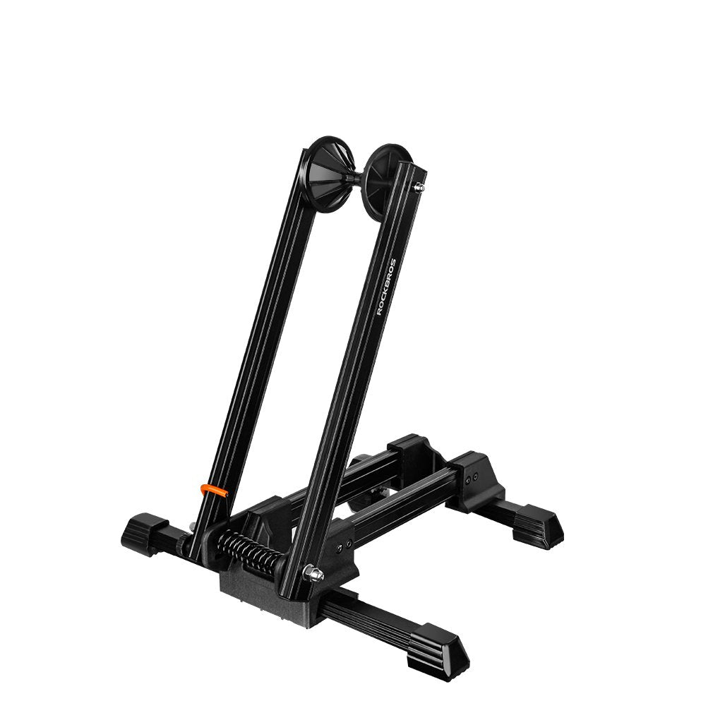 ROCKBROS Foldable Bike Stand | Aluminum Alloy Floor Rack for MTB & Road
