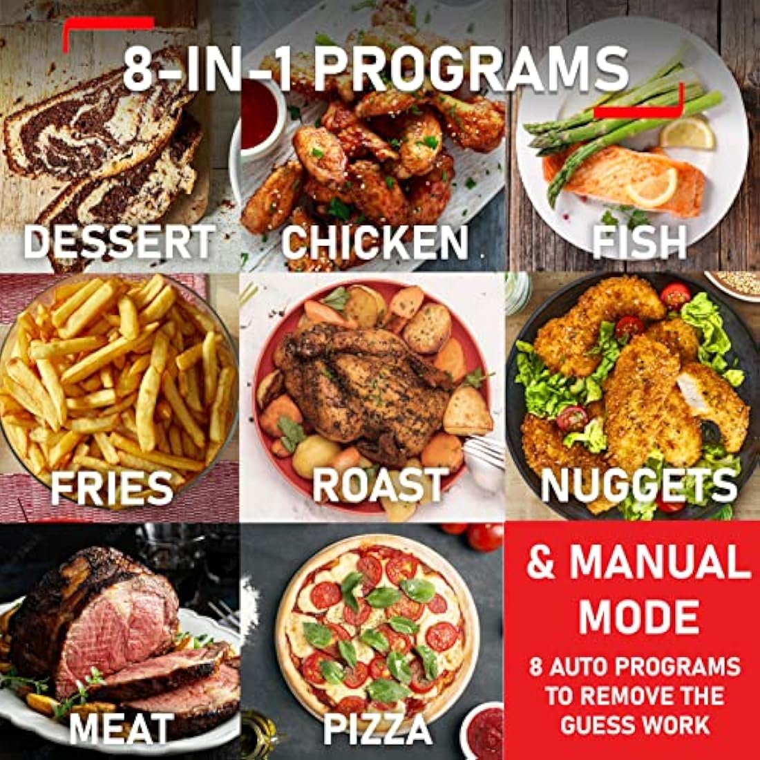 Tefal Easy Fry Precision 2-in-1 Digital Air Fryer & Grill | 4.2L Black