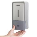 Anydry Wall-Mounted Soap Dispenser – 800ml Manual Pressurized Silver