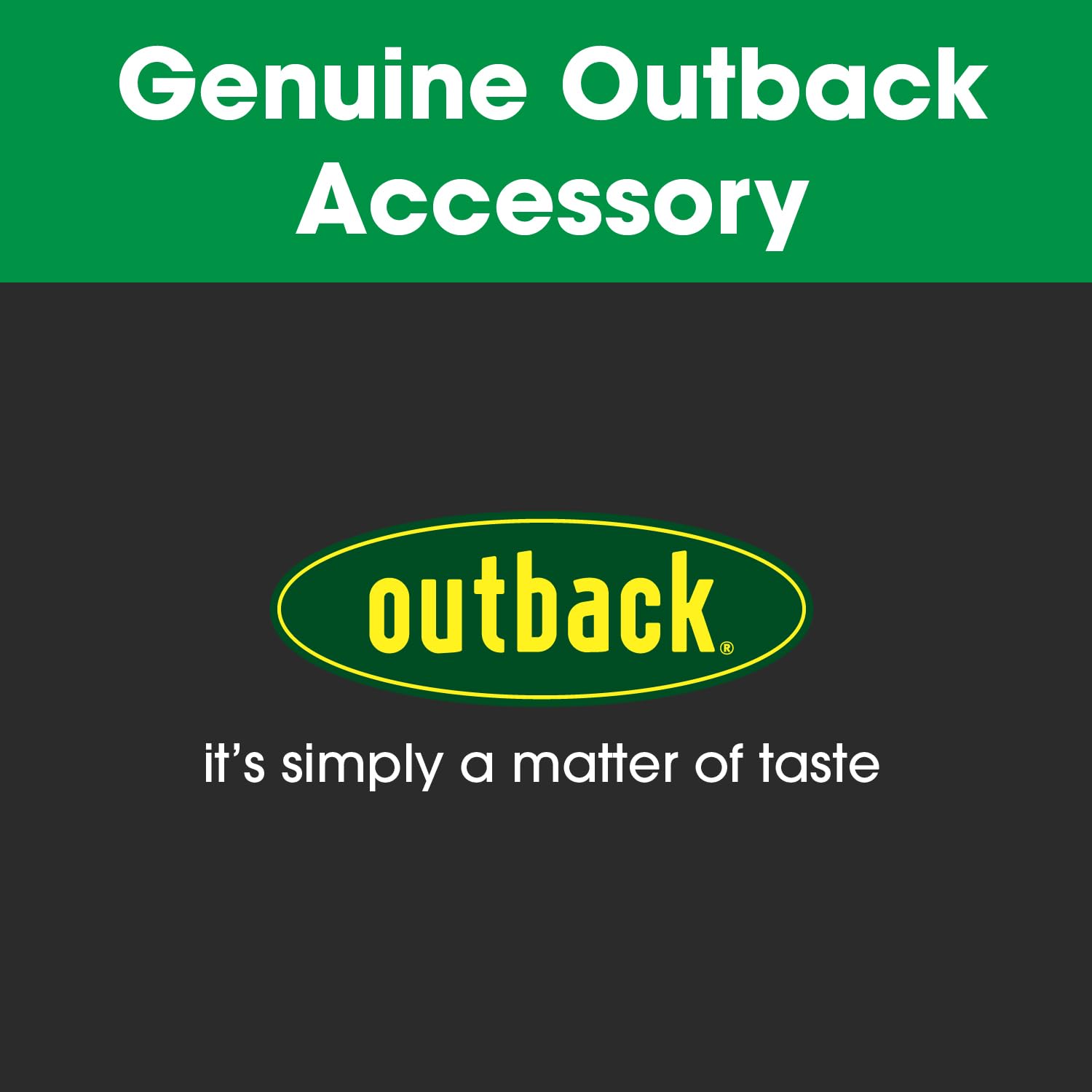 Outback Heavy Duty Vented 4 Burner BBQ Cover - Weatherproof Black Canvas