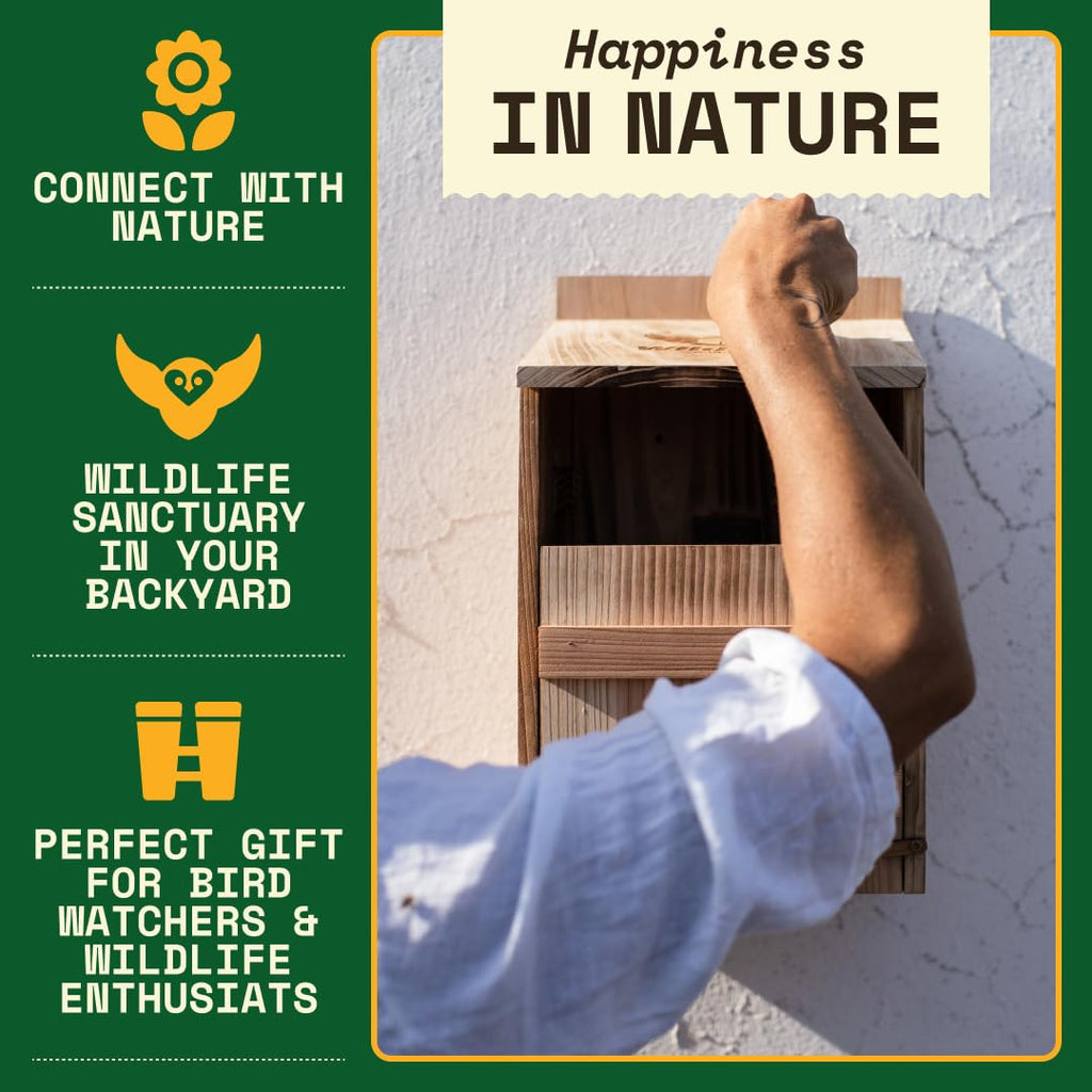 Cedar Owl House – Prebuilt Nesting Box for Screech Owls