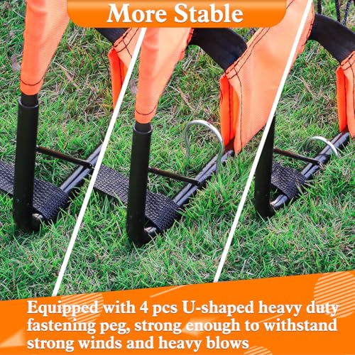 Gofady 2-in-1 Kids Football Goal – Portable Soccer Training Net with Targets