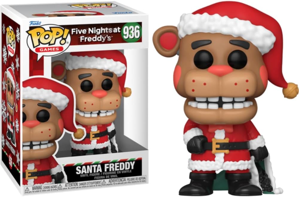 Funko Pop! Games: FNAF Holiday Freddy Fazbear Vinyl Figure – 3.75"