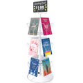 ANBOXIT Rotating Greeting Card Display Stand | 3-Tier Metal Retail Rack