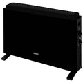 Zanussi 2000W Electric Convector Heater – Black Freestanding Radiator
