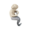 Design Toscano Ocean's Little Treasures Sitting Garden Sculpture, Grey