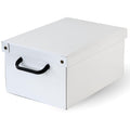 Lavatelli Cardboard Storage Boxes with Lid White 25x35x17.5cm Home Storage