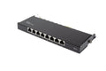 Good Connections Cat. 6 Patch Panel – 8 Port Desktop STP Shielded – Jet Black