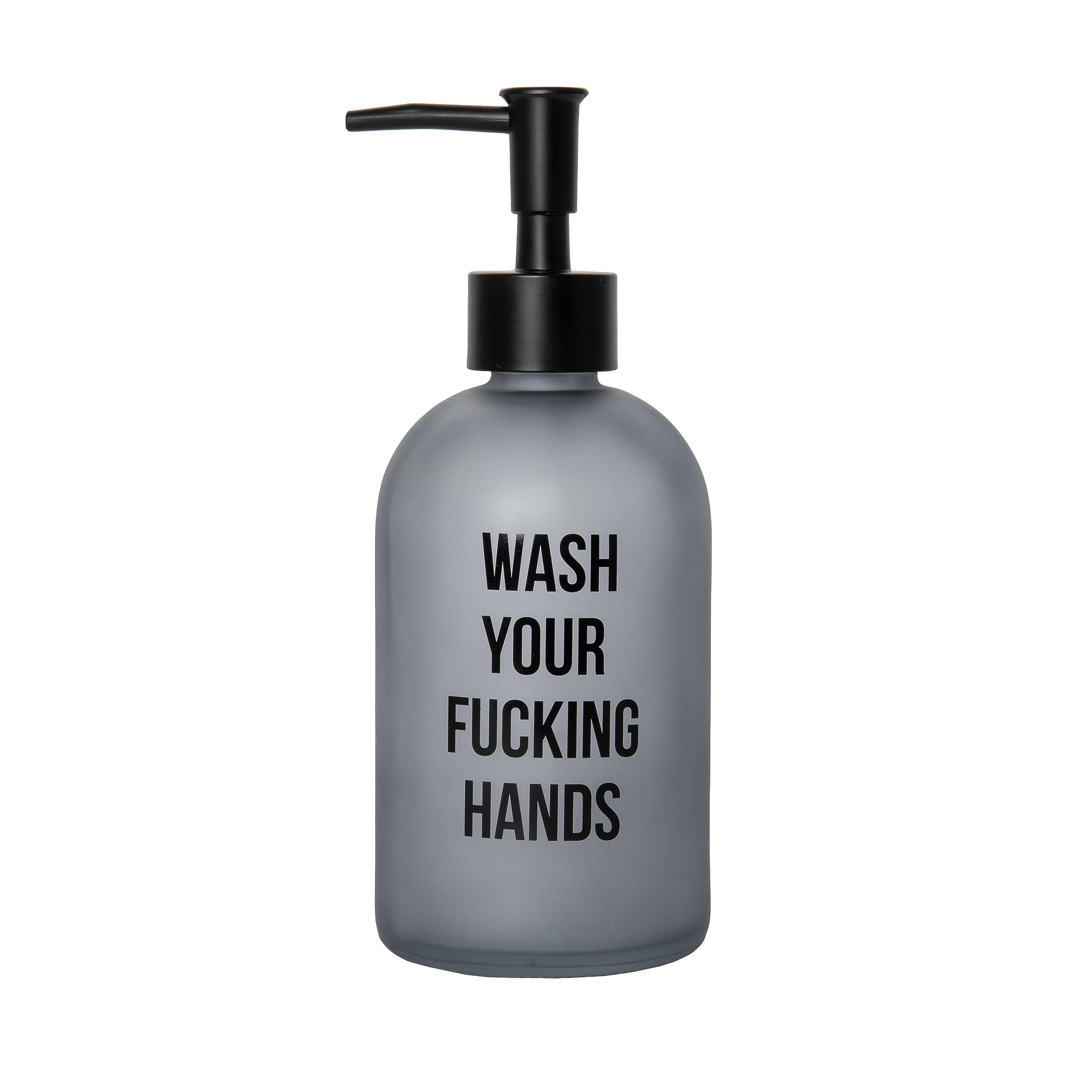 Fisura Glass Soap Dispenser – Funny 410ml Foaming Hand Wash Bottle