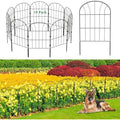 Metal Garden Fence – 10 Pack Rustproof Decorative Wire Panels