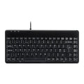 Perixx PERIBOARD-409U Wired Mini USB Keyboard – Black – UK Layout