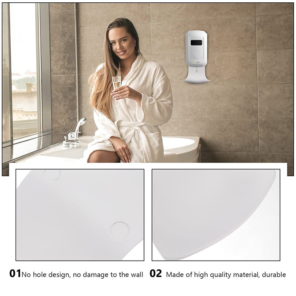 Cabilock2Pcs Universal Soap Dispenser Drip Tray Wall Mounted Drip Catcher - image 5