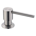 MIFULY Kitchen Sink Soap Dispenser | Brushed Nickel Brass Pump | 17oz