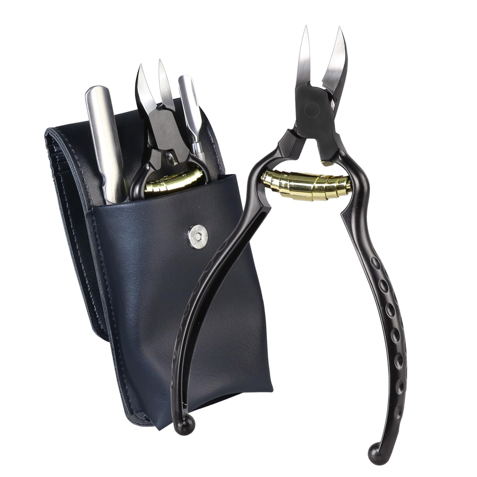 SG Nekoo Podiatrist Toenail Clippers Set for Thick Ingrown Nails – 3pc Kit