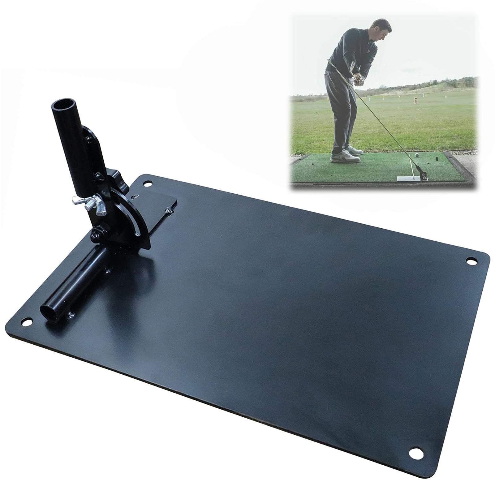 Jolof Store Golf Swing Plane Trainer | Steel Alignment Stick Holder
