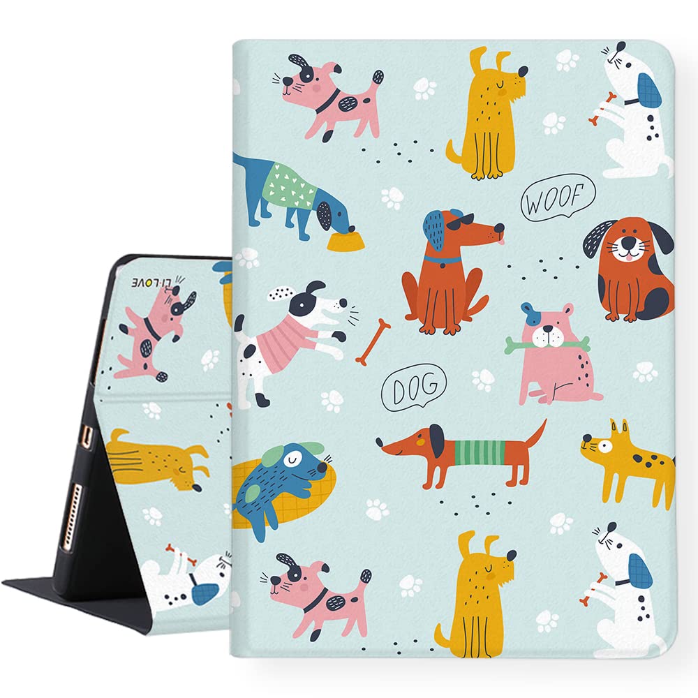 LI-LOVE iPad Case for 11th Gen 2025 & 10th Gen 10.9 – Dog TPU Folio