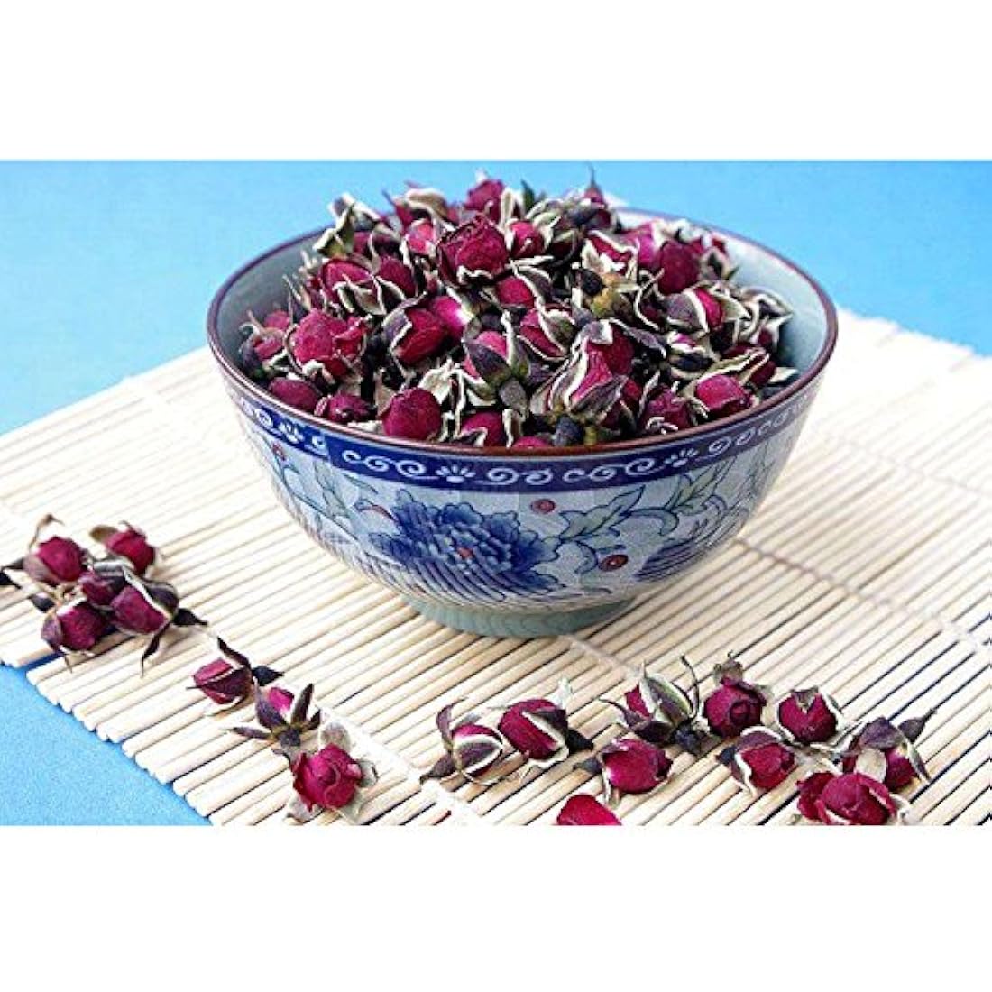 TooGet Dried Golden-rim Rose Buds - Culinary Grade Herbal Tea - 4 OZ