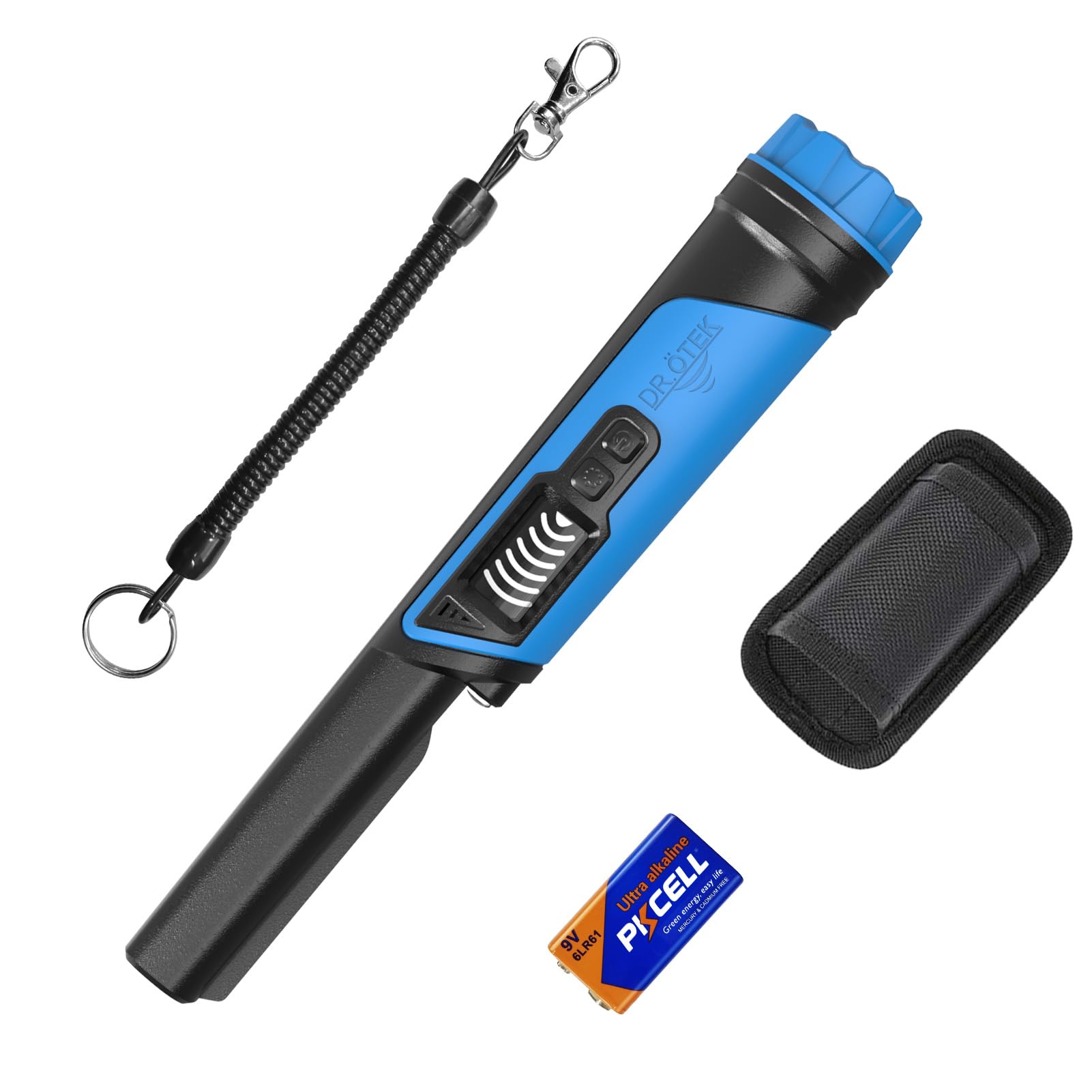 DR.ÖTEK Metal Detector Pinpointer | IP68 Waterproof with LCD Screen