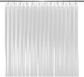 LiBa Clear Shower Curtain Liner | Heavy Duty PEVA Waterproof - 183x183cm