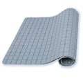 UrsoKuz Non-Slip Shower Bath Mat – Grey PVC with Suction Grips – 70x40cm