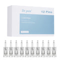 Dr.pen A10 Replacement Cartridges | 12-Pin Microneedling Needles, 10-Pack