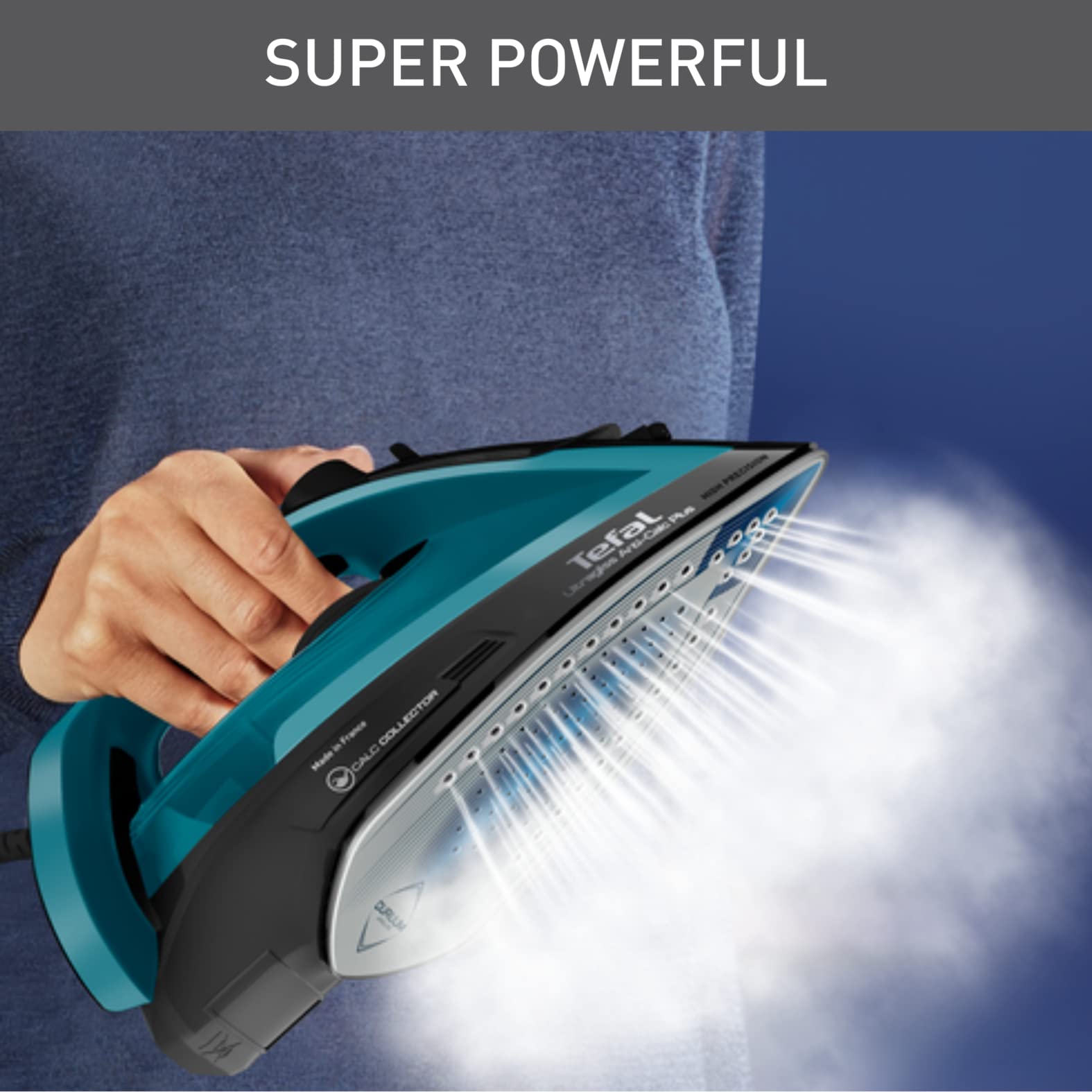 Tefal Ultraglide Steam Iron – 2800W Anti-Scale with Durilium Soleplate