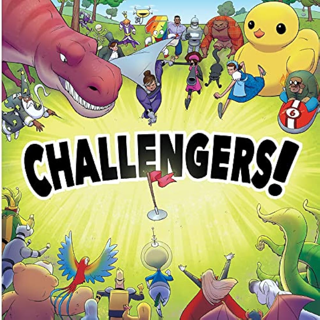 Challengers Board Game by Z-Man Games – Deck Building Strategy Game