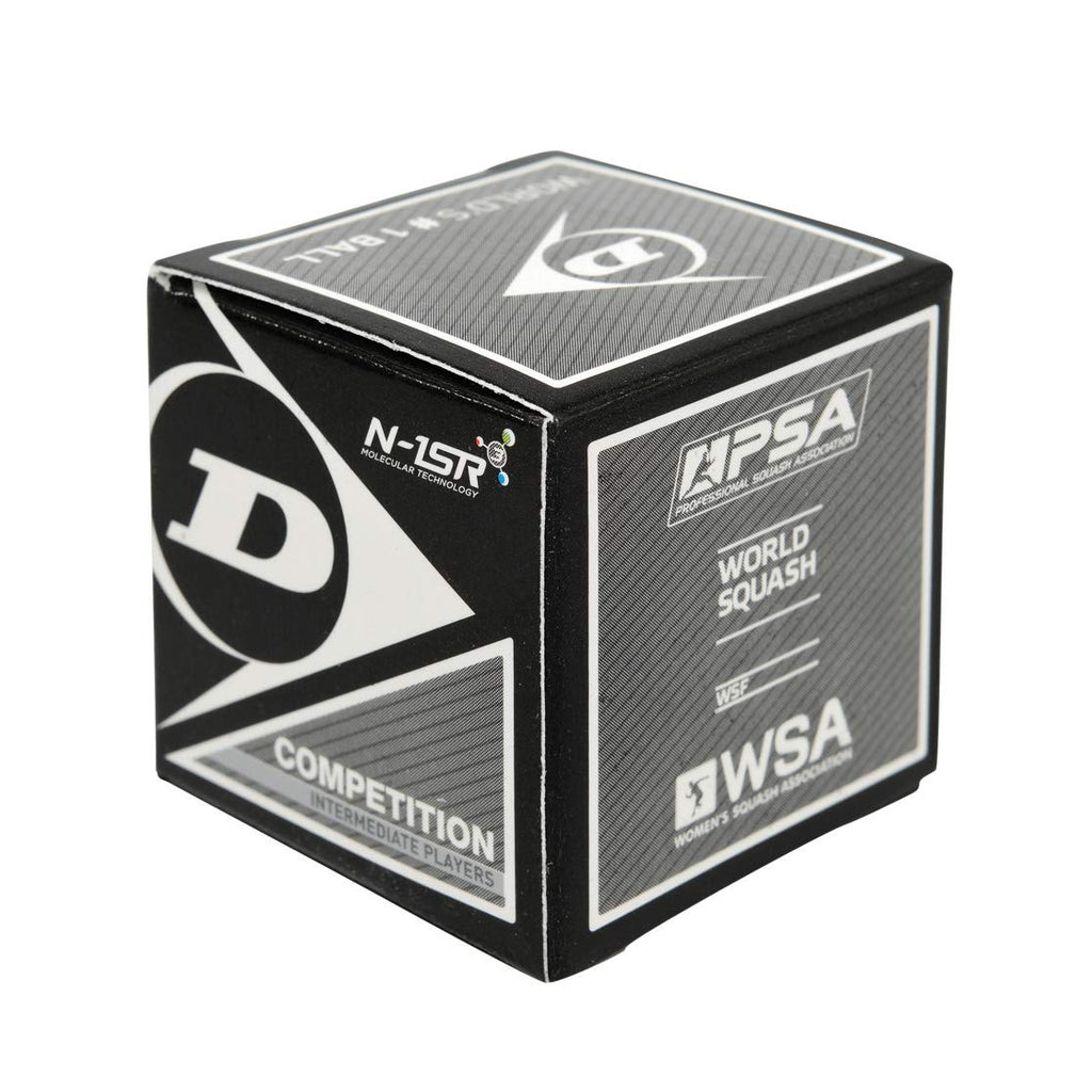 Dunlop Competition Squash Balls – Yellow Slow Speed – 12 Pack