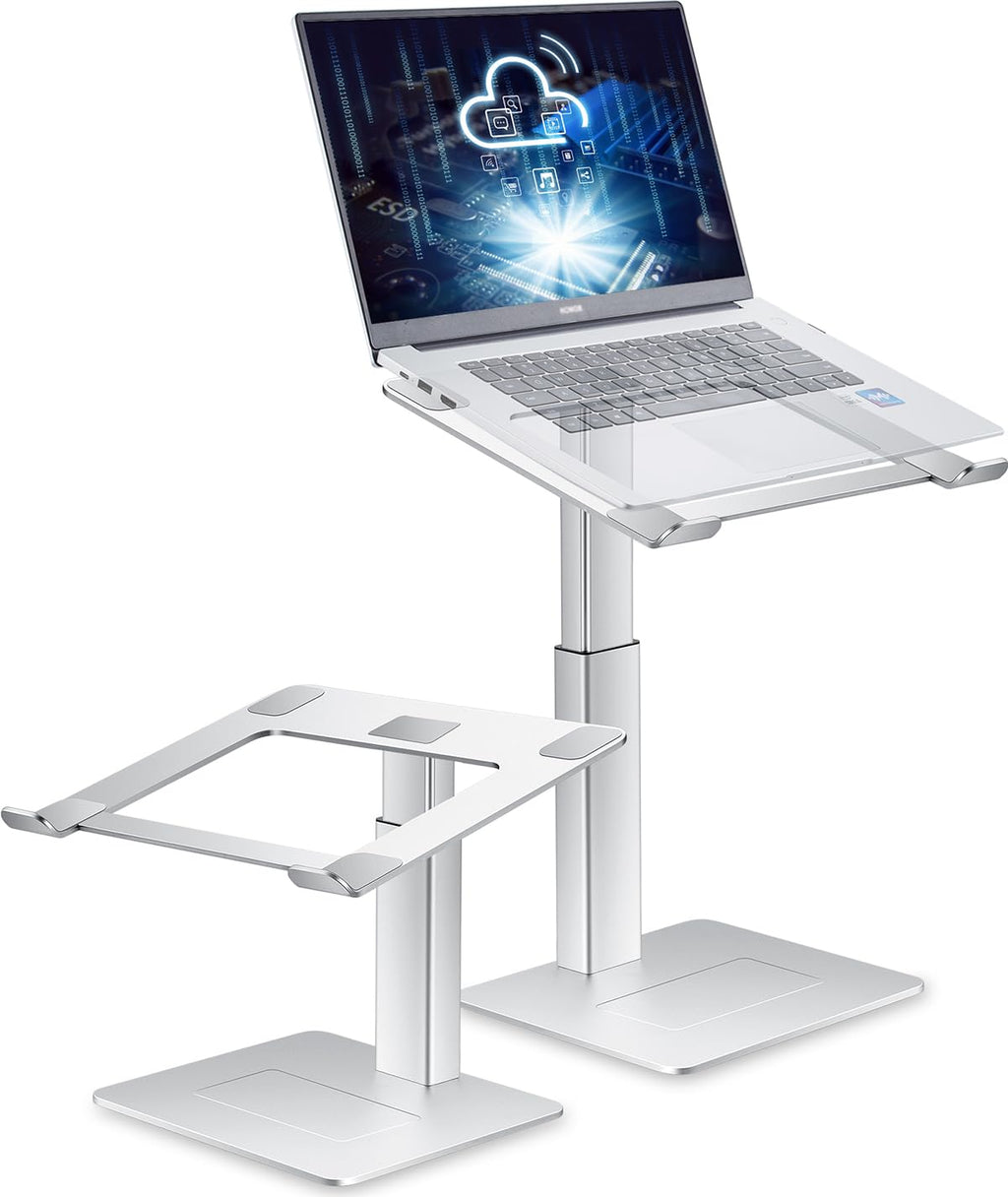 supamir Adjustable Laptop Stand - Aluminium Standing Desk Riser for 13-16.5"