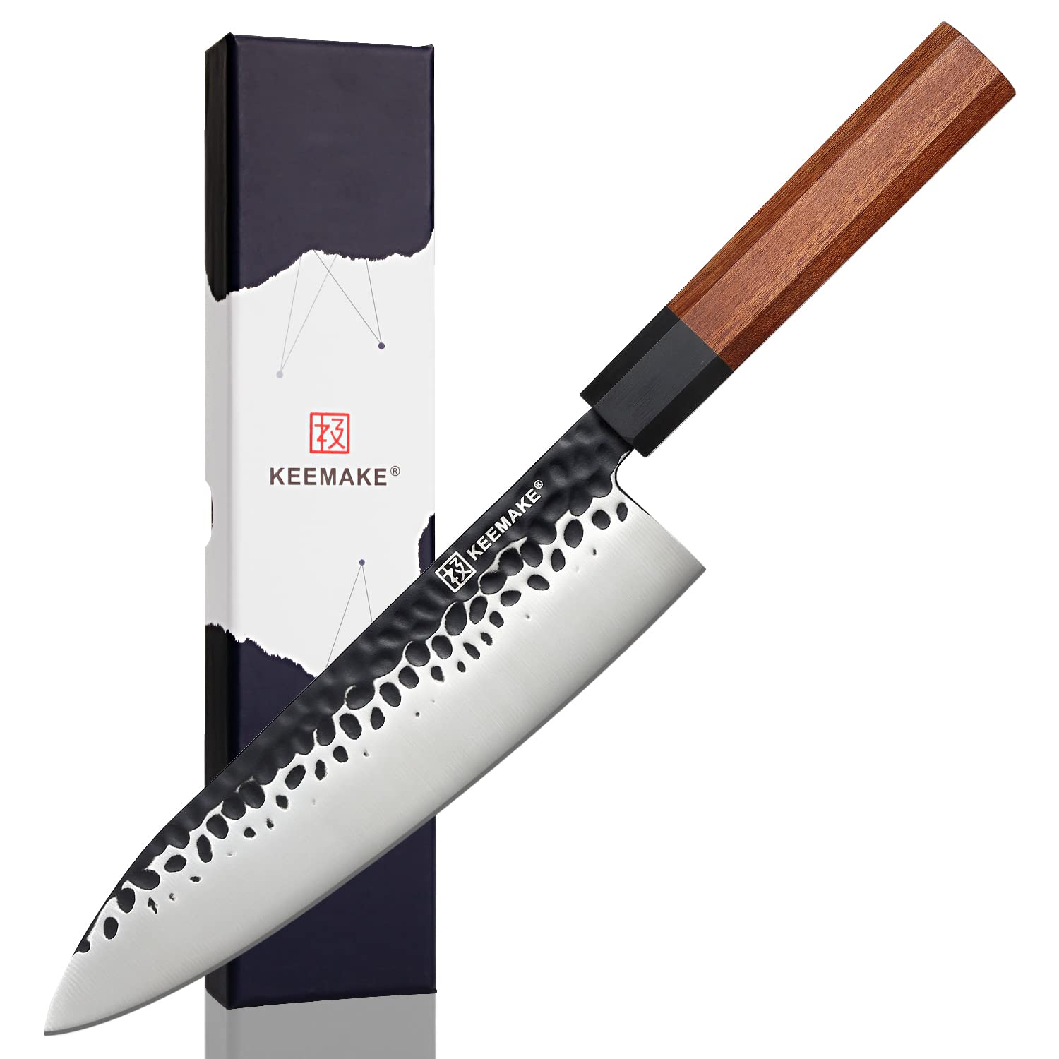 KEEMAKE 8" Japanese Chef Knife – 440C Stainless Steel Gyuto Knife