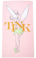 Disney Tinkerbell Beach Towel – 100% Cotton Large Terry Towel, 86x162cm