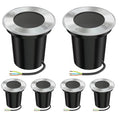 ledscom.de BOLI Ground Recessed Light - 6 Pcs IP67 Stainless Steel GU10