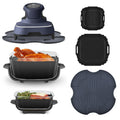 BROTOU Silicone Heat Resistant Mat for Ninja Crispi Air Fryer Liners