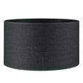 Home Sweet Home Dark Grey Cotton Drum Lampshade | 40cm Cylinder E27