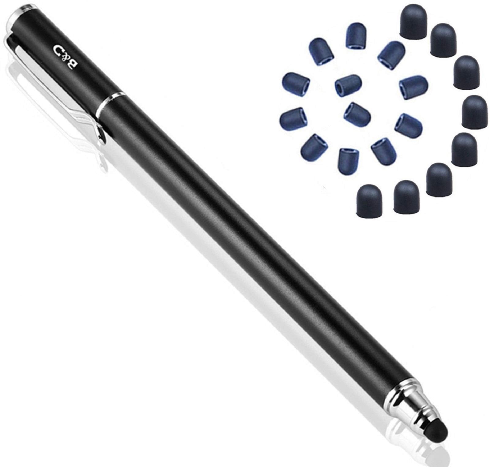Bargains Depot 2-in-1 Universal Capacitive Stylus Pen for Tablets | Black