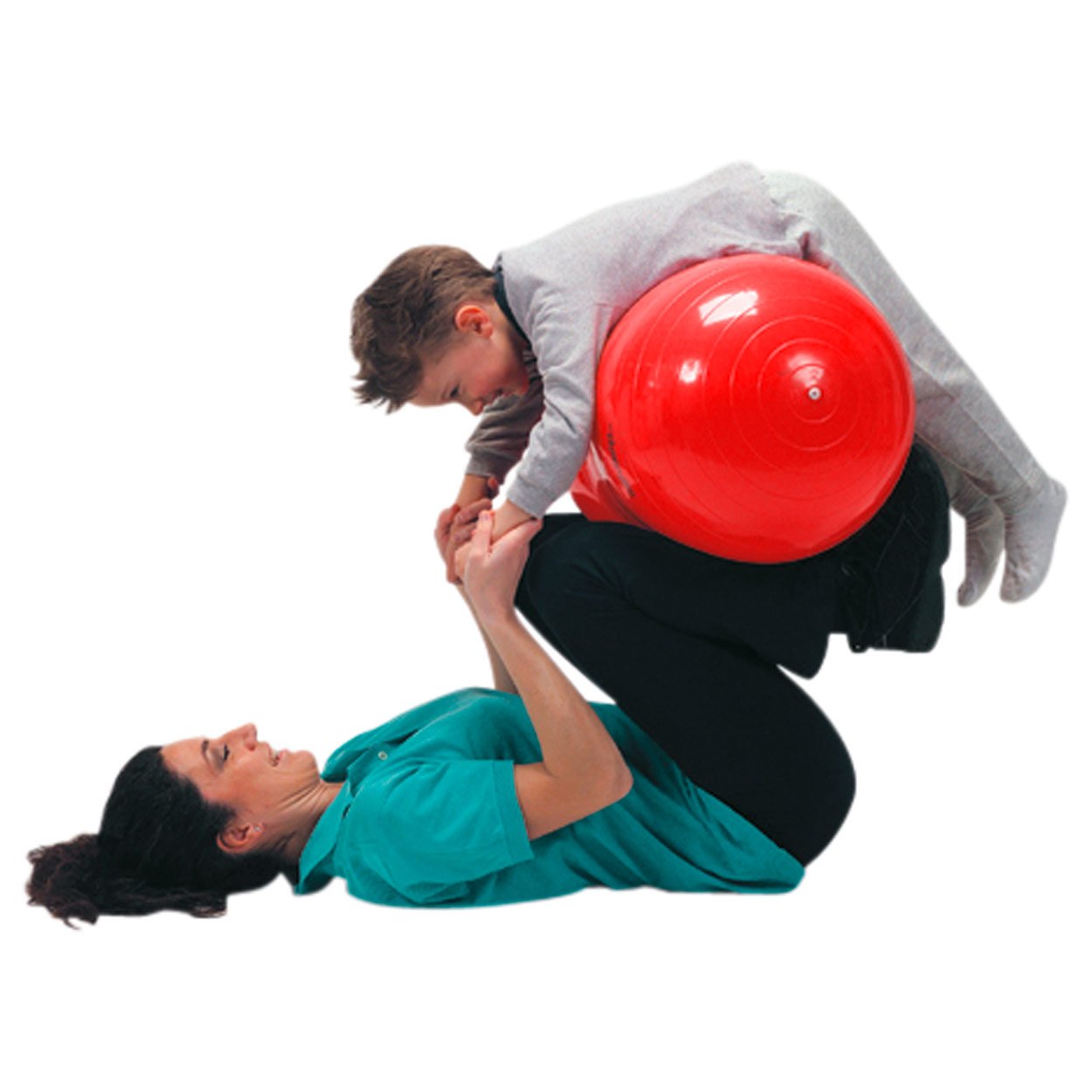 Gymnic Physio Roll 40cm Therapy Ball – Red Heavy Duty Vinyl