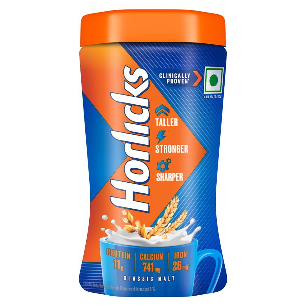 Horlicks Classic Malt Health & Nutrition Drink - 200g Pet Jar
