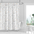 Tennove Terrazzo Shower Curtain | Waterproof Polyester with Weighted Hem