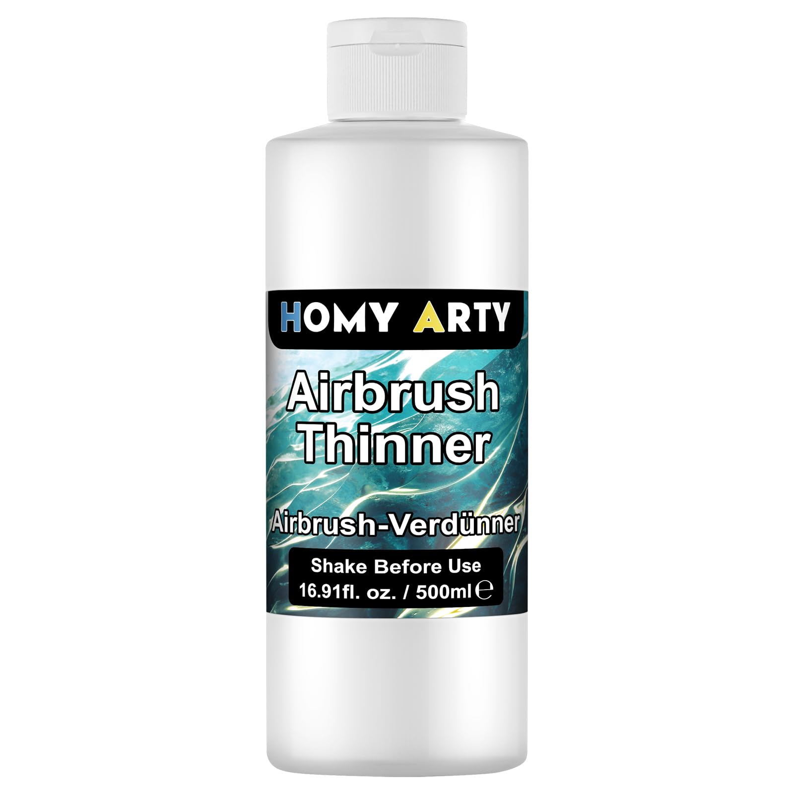 HOMY ARTY Airbrush Thinner - 500ml Water-Based Acrylic Flow Improver