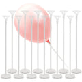 DELSEN 12 Set Reusable Balloon Stand Kit | Plastic Sticks and Bases