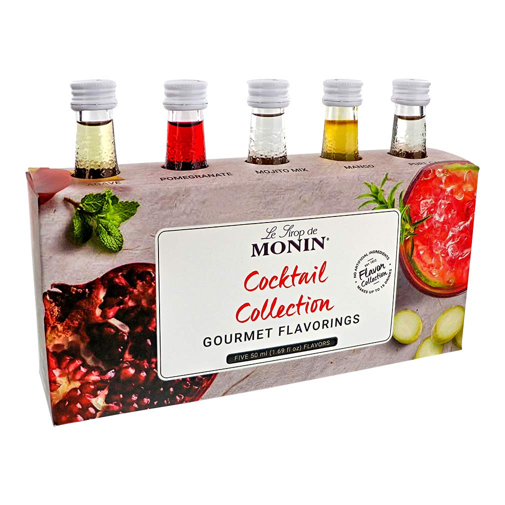 Monin Premium Cocktail Syrup Gift Set - 5x5cl Assorted Flavours