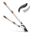 AIRAJ Heavy Duty Telescopic Loppers – SK5 Steel Blade Tree Pruners
