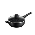 Tefal Titanium Stone Non-Stick Sautepan with Lid – 26cm Induction Pan