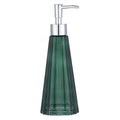 YunNasi Glass Soap Dispenser with Pump – Dark Green Refillable Bottle