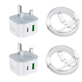 Jolof Store 30W USB C Fast Charger with 2m Cable for iPhone & Samsung