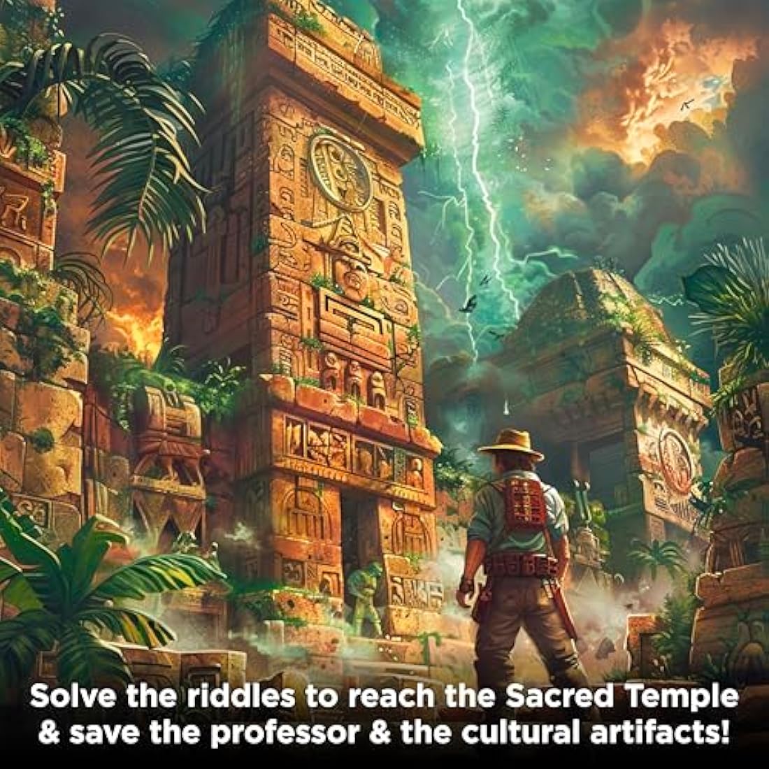 Thames & Kosmos EXIT: The Sacred Temple Jigsaw Puzzle Escape Room Game